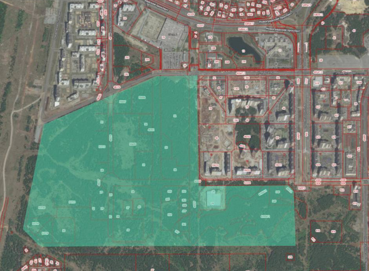 Зеленым выделена территория, которую собирались застроить многоэтажками — но против этого выступила мэр Наталья Котова