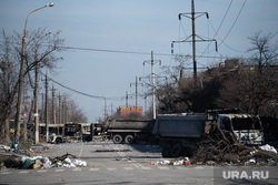 Обстановка в Мариуполе после освобождения. Украина, последствия, украина, мариуполь, война, разрушения, танк, обстрел, разбитая техника, сво, специальная военная операция