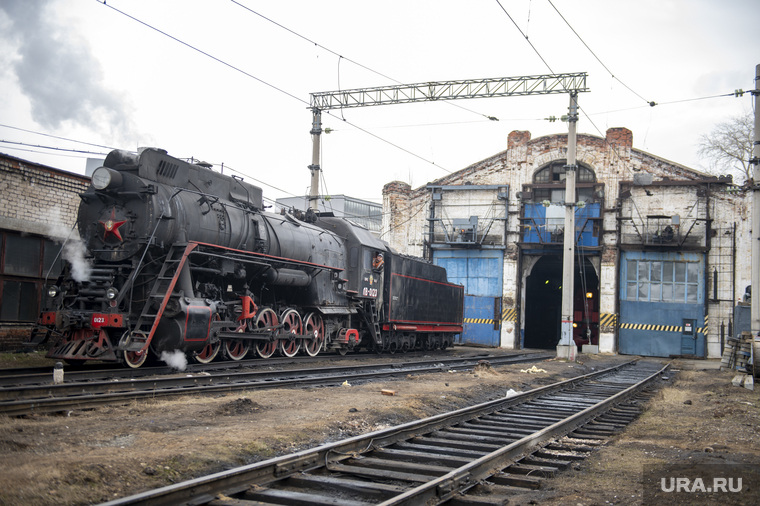 Подготовка ретро поезда День Победы в депо Сортировочная ул,Дзержинского 30. Пермь
