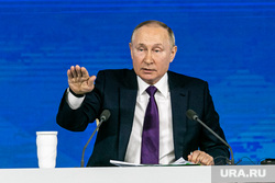 Семнадцатая ежегодная пресс-конференция президента РФ. Москва, портрет, путин владимир