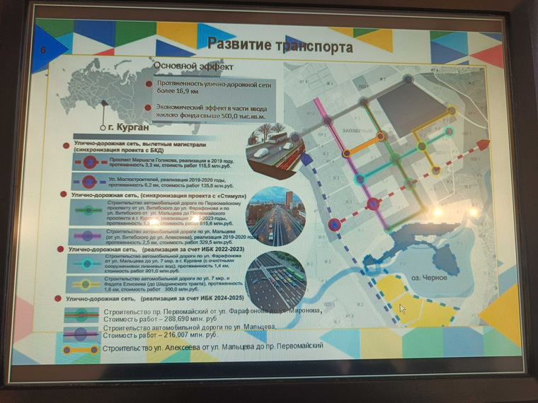 План развития дорожной сети показали участникам совещания