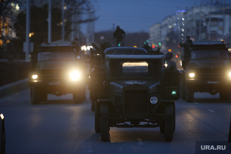 Репетиция Парада Победы с техникой . Екатеринбург 