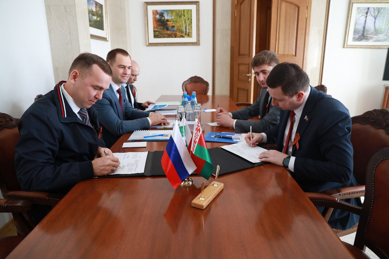 Вадим Шумков провел встречу с делегацией из Белоруссии