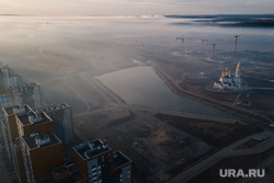 Смог над Екатеринбургом, задымление, смог над городом, район академический, грязный воздух, преображенский парк