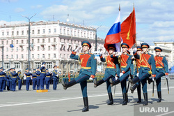 Репетиция построения войск челябинского гарнизона. Челябинск, армия, служба, почетный караул
