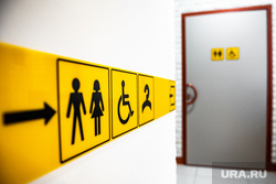 Социально общественный центр помощи и поддержки гражданских инициатив, для людей с ограниченными возможностями здоровья. Екатеринбург, туалет, wc, указатель, уборная, женщины, мужчины, значок инвалид