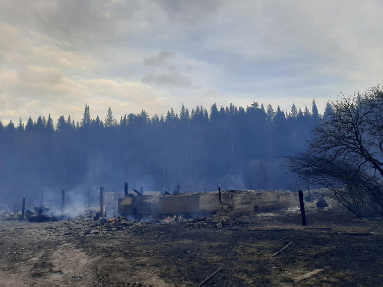 Жители Павлово в результате пожара остались без крова