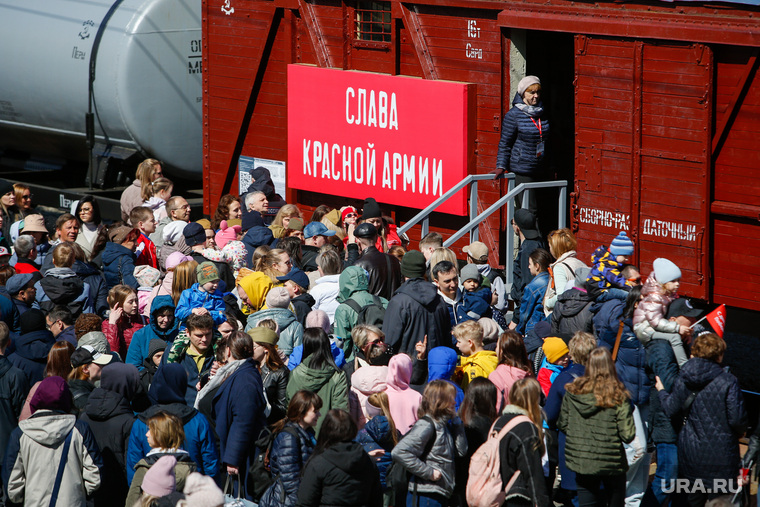 Ретропоезд Эшелон Победы. Екатеринбург