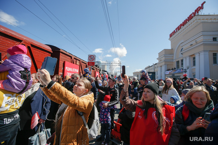 Ретропоезд Эшелон Победы. Екатеринбург