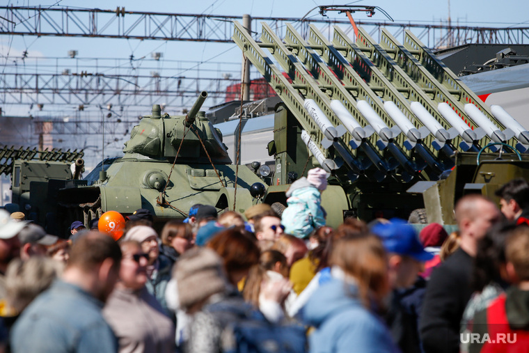 Ретропоезд Эшелон Победы. Екатеринбург