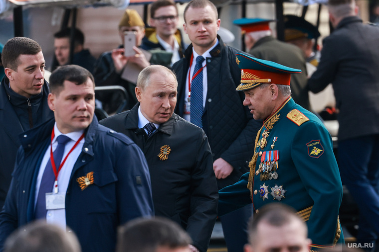 Владимир Путин на Параде Победы