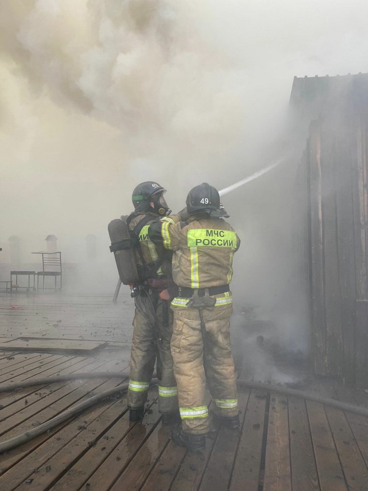 В ликвидации пожара участвовали бригады из трех населенных пунктов