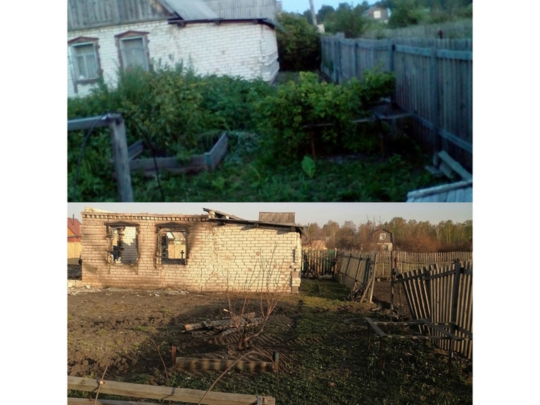 От кирпичных домов в «Малиновке» остались только стены