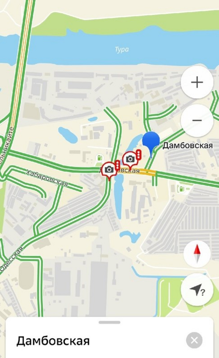 Фото: улица Дамбовская на карте