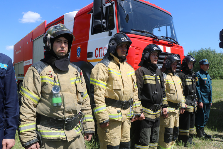 В учениях принимали участие 11 курганских сотрудников МЧС