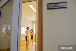 Working visit of Mikhail Babich to the Perm Cadet Corps of the Volga Federal District named after the Hero of Russia F. Kuzmin. Perm, martial arts, sports, boxing, training, martial arts hall