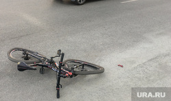 Bicycle accident.  Chelyabinsk, bicycle, accident, accident, road