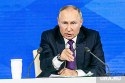 Seventeenth annual press conference of the President of the Russian Federation.  Moscow, portrait, putin vladimir