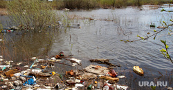 Паводок. Курган, мусор в воде, паводок2016, поселок смолино