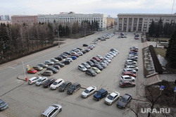 Городская администрация. Челябинск, стоянка, парковка, парковка у мэрии