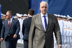 Торжественная церемония празднования Дня ВМФ на Сенатской площади. Санкт-Петербург