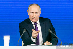 Семнадцатая ежегодная пресс-конференция президента РФ. Москва, портрет, путин владимир