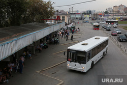 Виды города. Пермь, автобус, автовокзал пермь