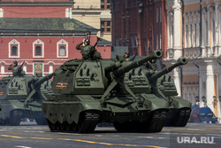 Генеральная репетиция Парада Победы-2022 на Красной площади . Москва, военная техника, армия, военные, вооружение, сау, солдат, мста