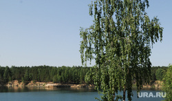 Пляжи Челябинск, лето, пляж голубой карьер