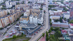 Виды города. Пермь, улица ленина, вид города с высоты