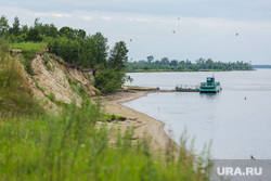 Природа ХМАО. Сургут, пристань, природа, река кама, пейзаж, крутой берег