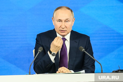 Семнадцатая ежегодная пресс-конференция президента РФ. Москва, портрет, путин владимир