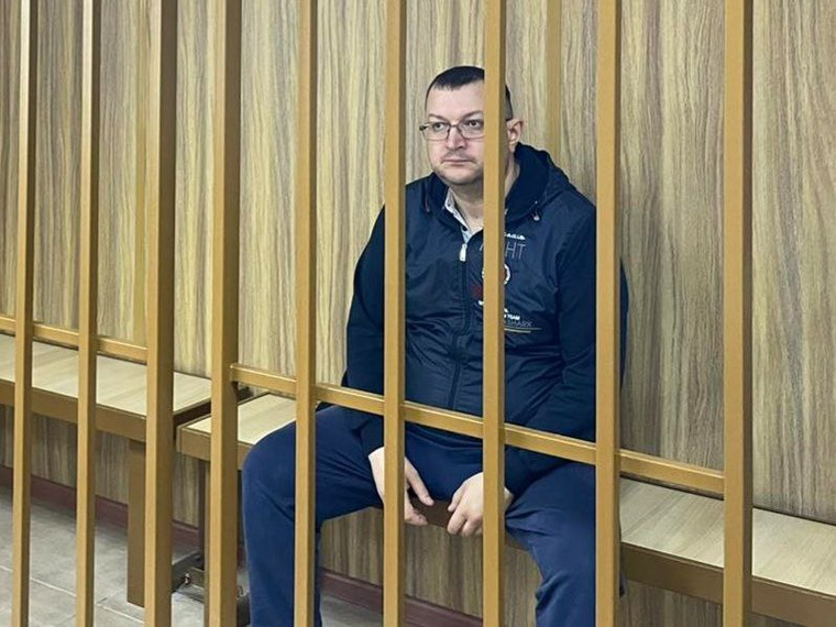 Максим Бирюков в зале суда