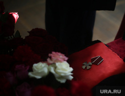 Прощание с росгвардейцем, погибшим на Украине. Пермь, орден мужества