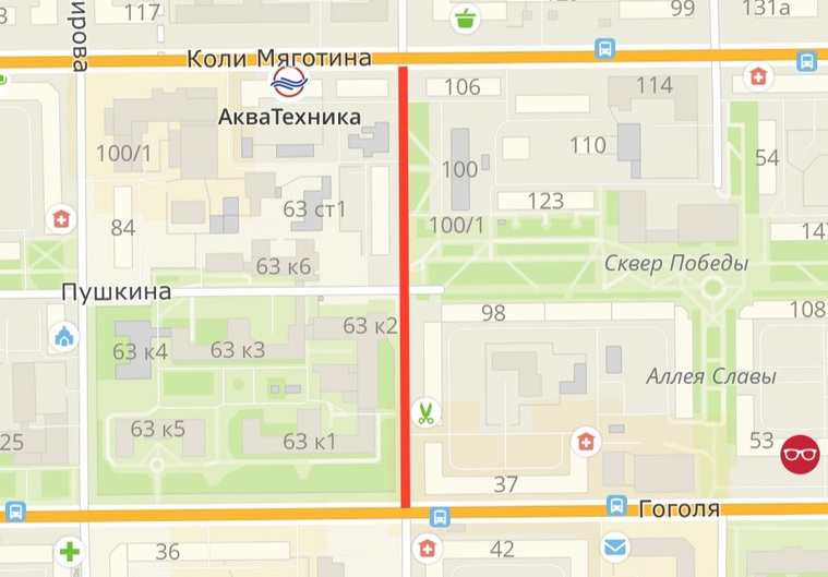 Участок перекроют 27 июля