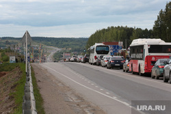 Автомобильная пробка на восточном обходе. Пермь, дорога, пробка автомобильная