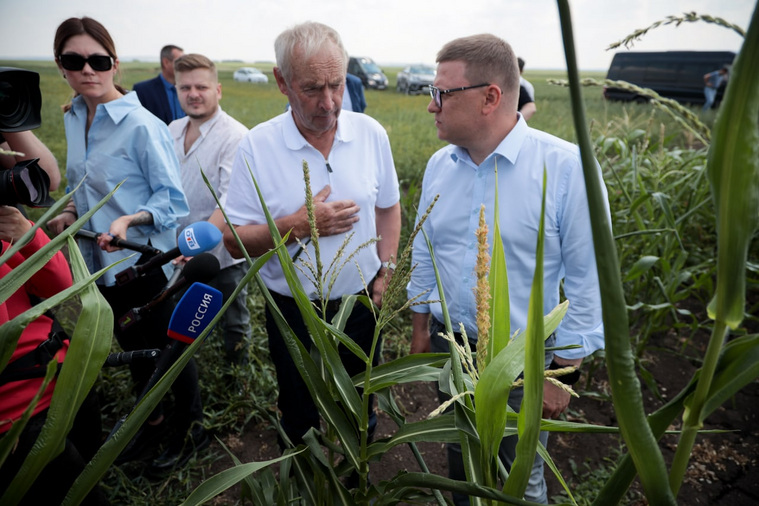 Аграрии рассказали губернатору о предстоящем урожае