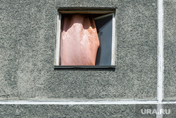 Открытые окна. Челябинск, занавеска, жара, окна, лето, штора, открытые окна