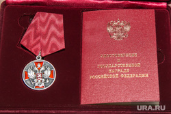 Совещание у губернатора. Курган, награда, медаль ордена за заслуги перед отечеством 2степени