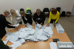 Подсчет бюллетеней после трехдневных выборов в Госдуму. Магнитогорск, подсчет бюллетеней, выборы 2020