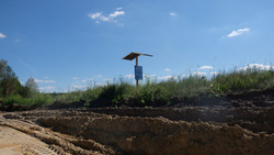 В Кетовском районе частник добывает песок вблизи газопровода