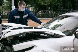 Авария на Остоженке с участием Эльмина Гулиева. Москва, иномарка, дтп, авария, остоженка