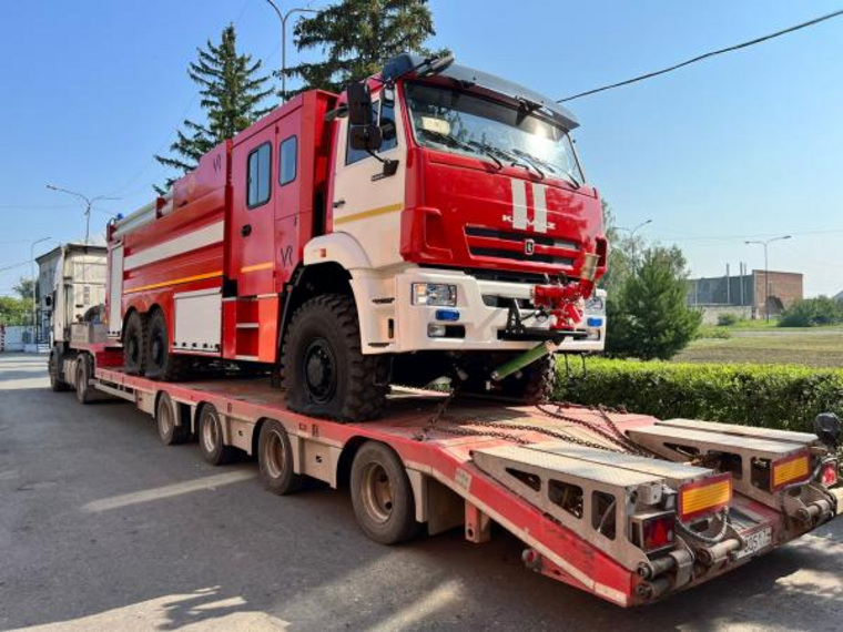 В Узбекистан отправили пятый пожарный автомобиль Варгашинского завода — последний в рамках спецзаказа