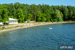 Городской пляж на Шершневском водохранилище во время режима самоизоляции. Челябинск, жара, лето, отдыхающие, городской пляж шершневский, пляж, отдых