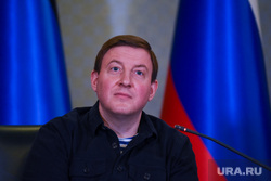 Совместная пресс-конференция Дениса Пушилина и Андрея Турчака. ДНР, Донецк, турчак андрей