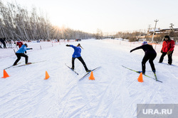 Лыжная трасса и Текслер с Котовой. Челябинск , тренировка, лыжный спорт, лыжники