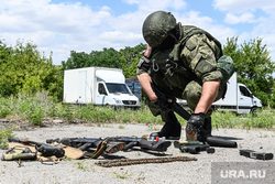 Схрон с оружием на окраине Херсона. Украина, Херсонская область, тайник, схрон с оружием, российские военнослужащие