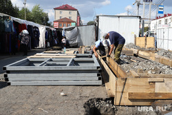 Поджог торгового павильона на Некрасовском рынке. Курган, некрасовский рынок, демонтаж торговых павильонов