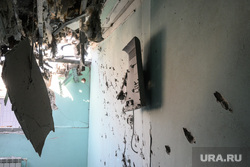Последствия ночного обстрела Степанакерта. Нагорный Карабах, разрушение, последствия обстрела, гостиница софия