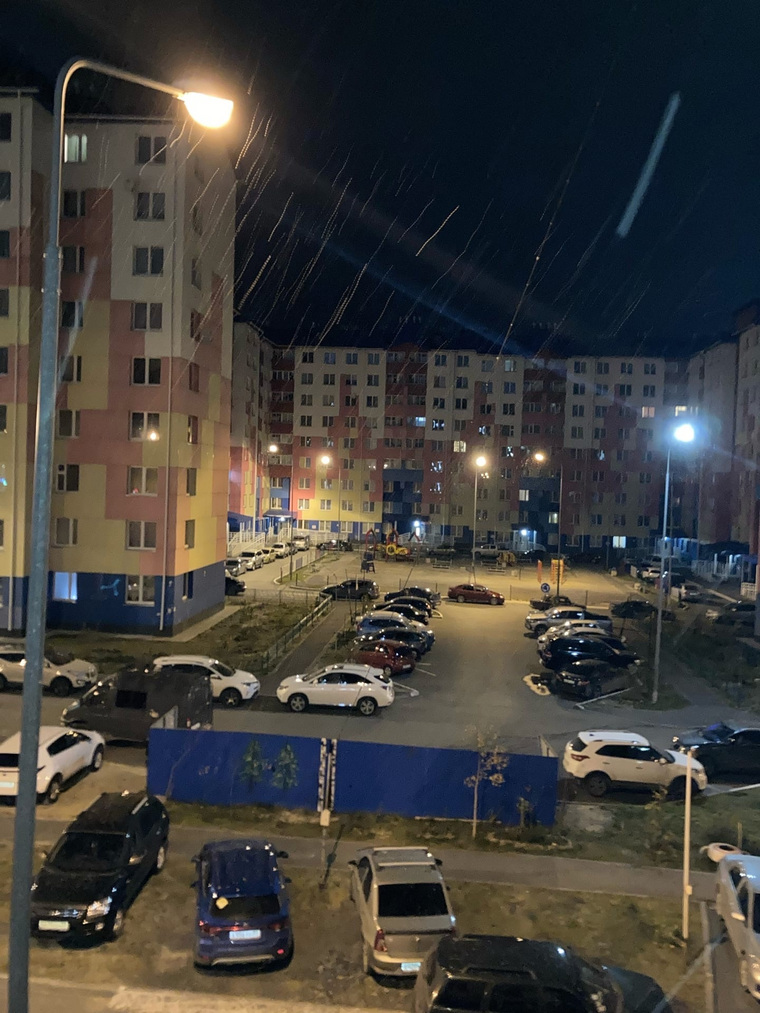 Первый снег в Ноябрьске